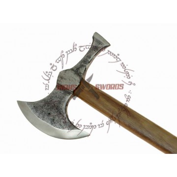 RUSTIC NORSE SEAFARER VIKING BARBARIAN ANTIQUED HAMMERHEAD MEDIEVAL BATTLE AXE